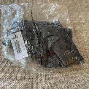 Torrid Grey Cage Back Hipster Panty- size 2